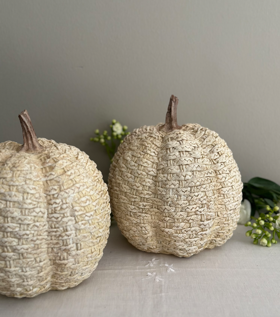 CALABAZAS RESINA BLANCA