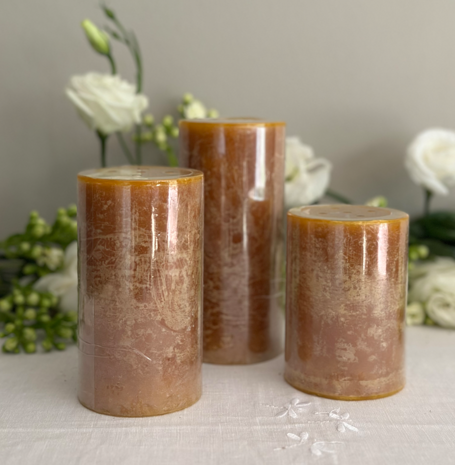 JUEGO DE 3 VELAS